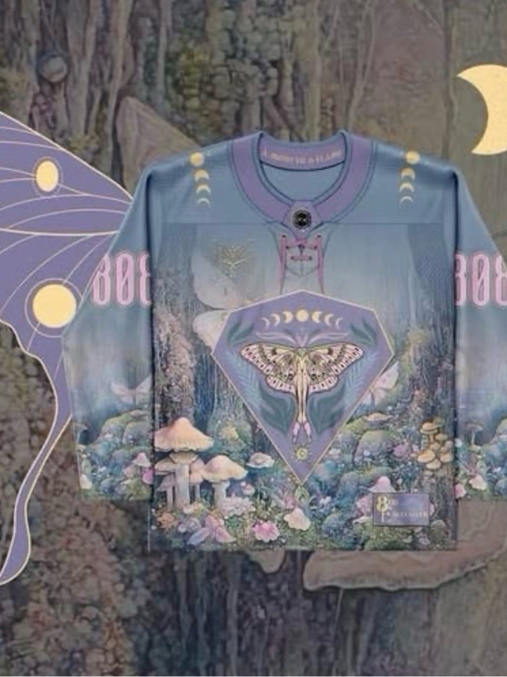Elev808 Luna Moth V2 Hockey Jersey - Size L